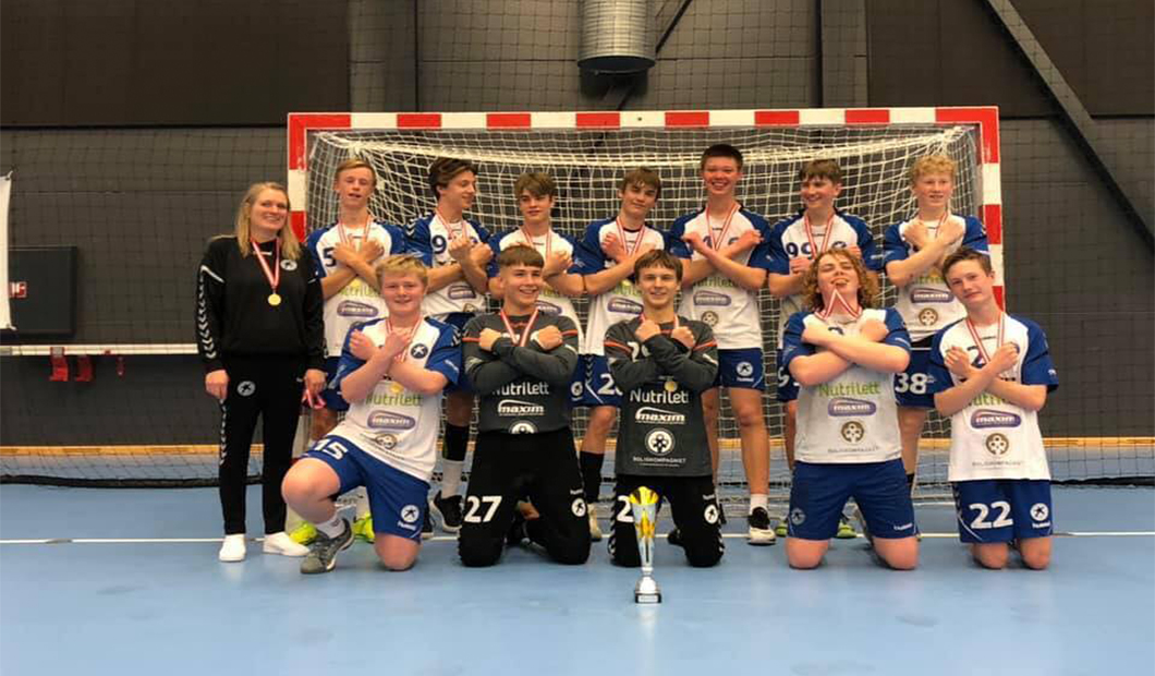 U14 drenge fik flotte sølvmedaljer ved DM